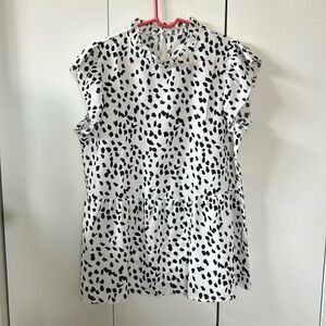 Medium. Peplum dress shirt